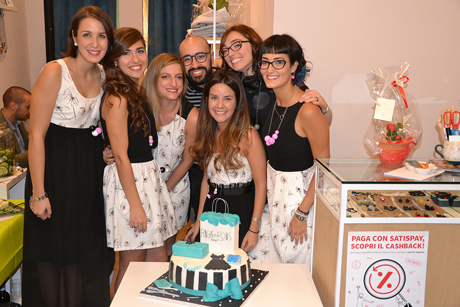 Torino Fashion Bloggers Righe à Pois festa negozio party torta cake design